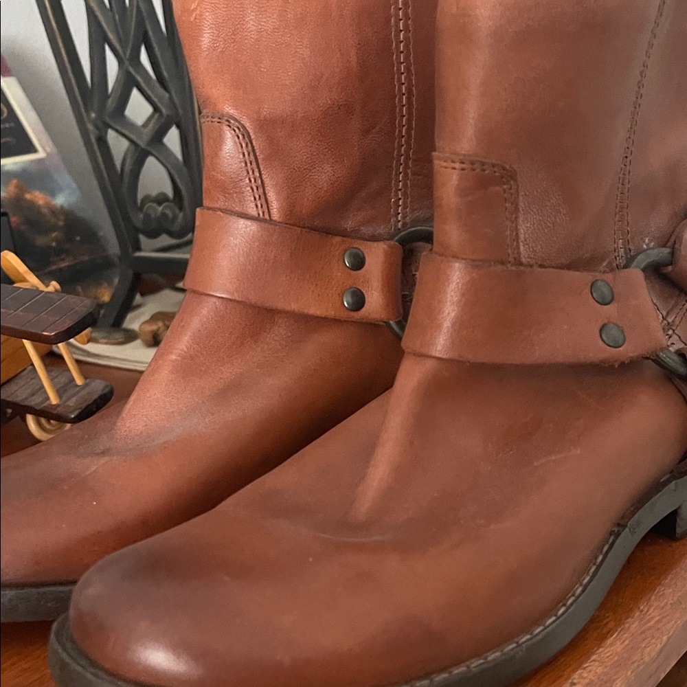 Frye Women's Brown Leather Ankle Boots